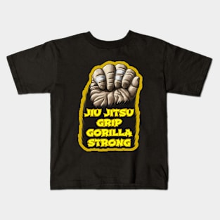 Jiu Jitsu grip Gorilla Strong - killer grip Kids T-Shirt